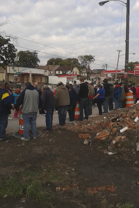 Family of God groups gather to pray at the site
